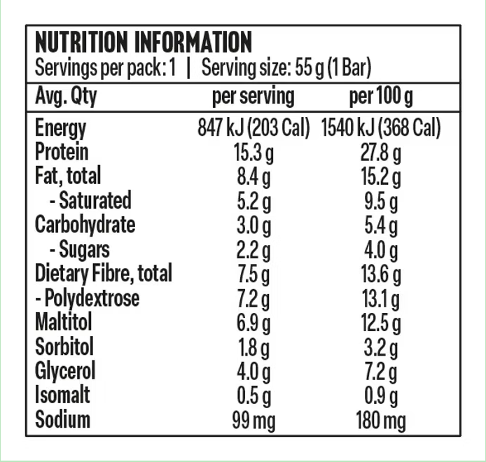 Mint Crisp Protein Snack Bar - 12 Pack