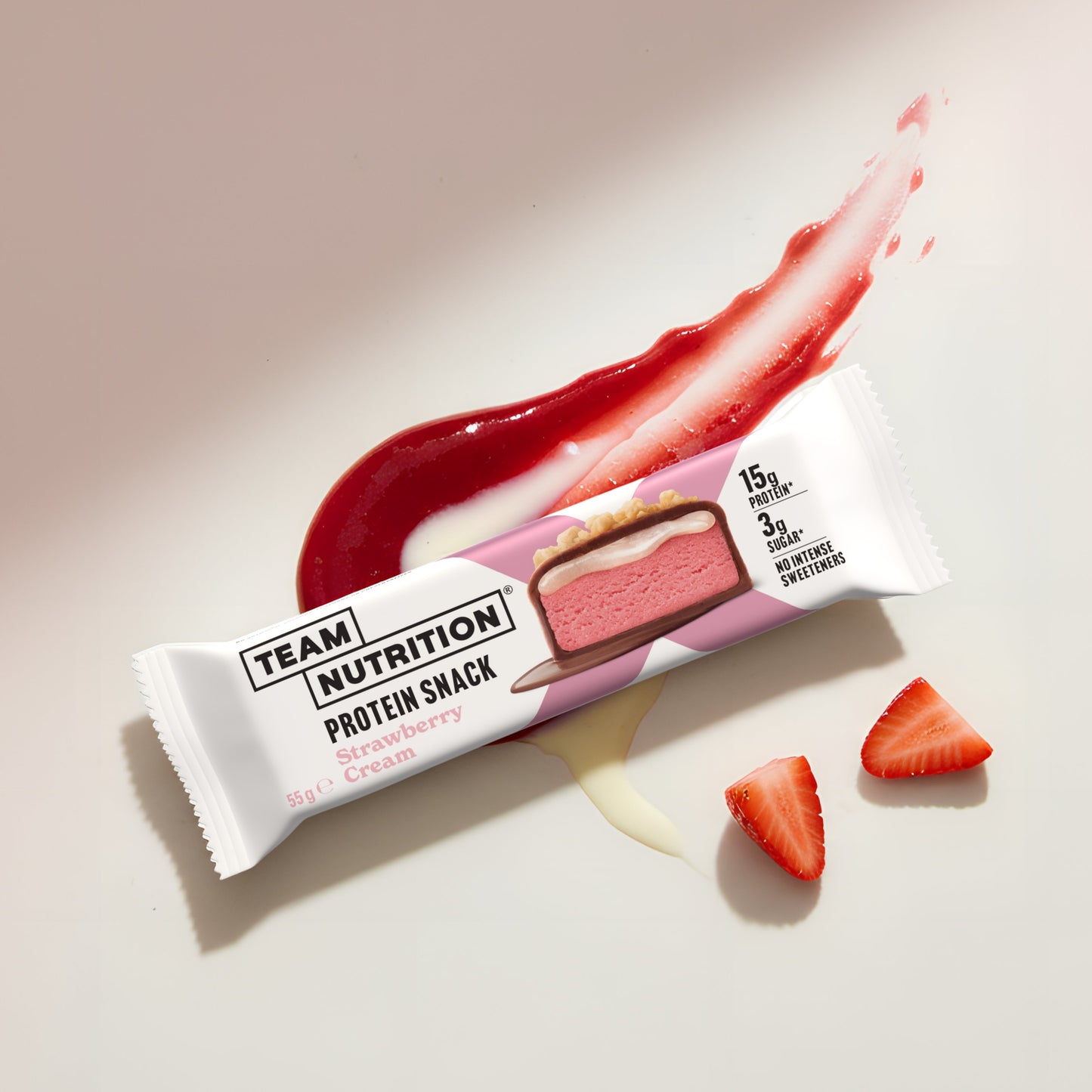 Strawberry Cream Protein Snack Bar - 12 Pack